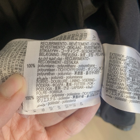 ZARA Cropped PU Leather Biker Jacket Brown Olive | Size S | NWOT - Picture 11 of 11